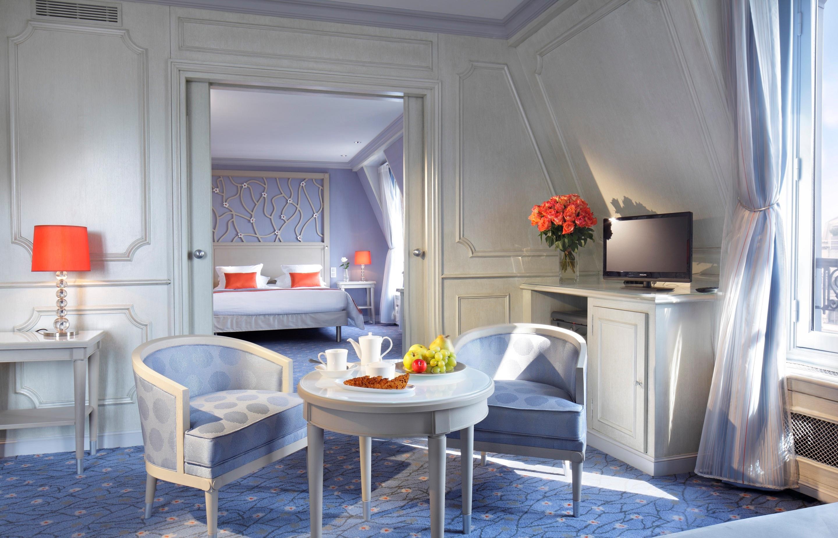 Splendid Etoile Hotell Paris Rum bild